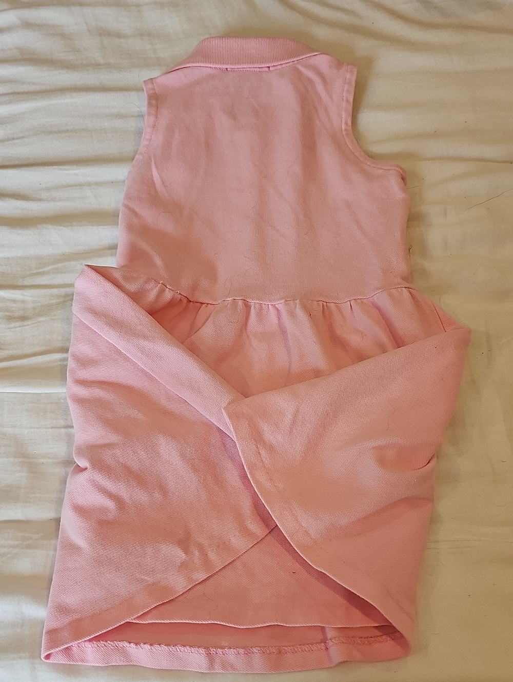 Ralph Lauren Polo Toddler Girl's Sleeveless Pink Polo Dress Size: 3/3T - Picture 6 of 11